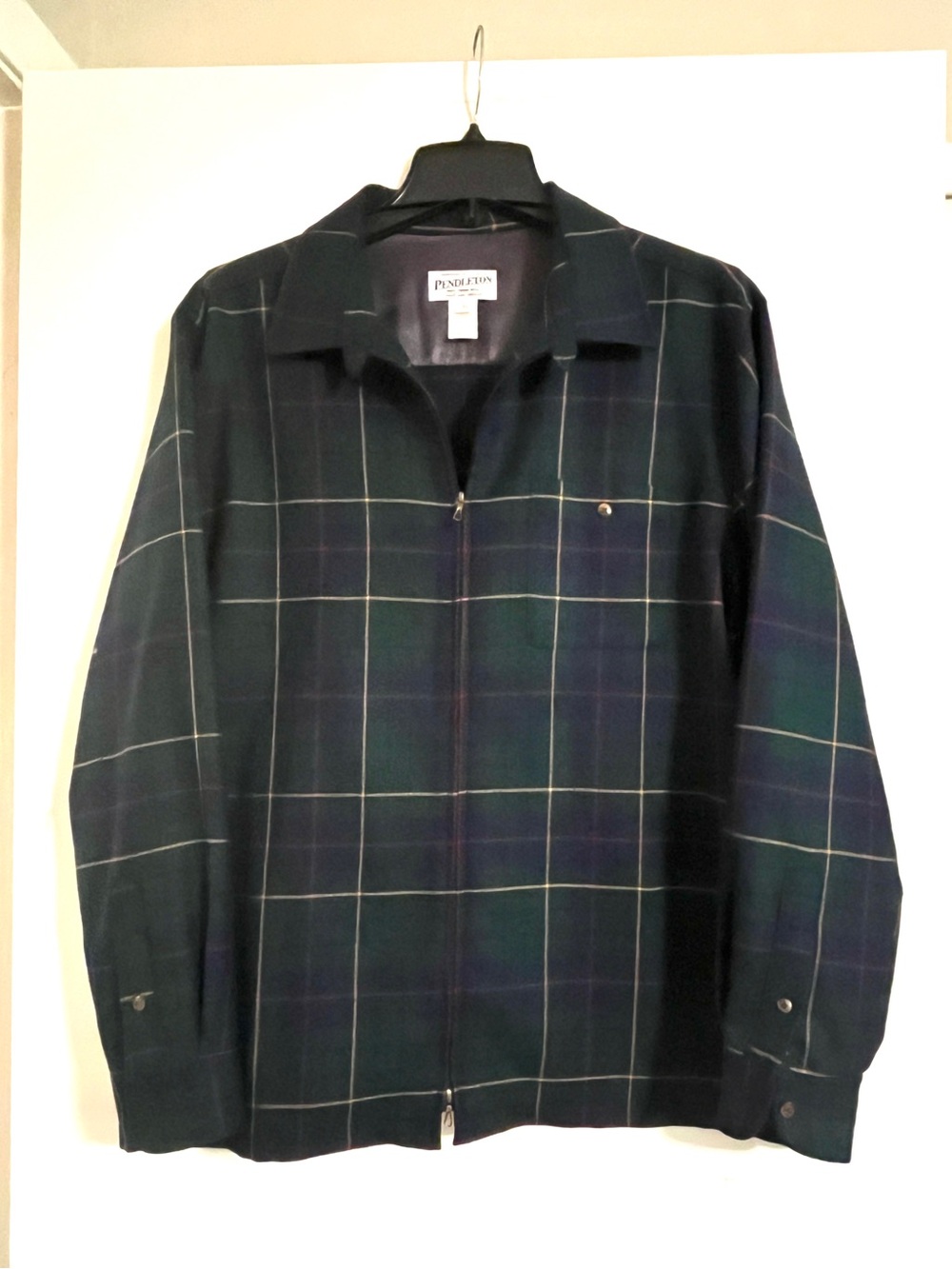 Pendleton Plaid Zip Jacket or Over shirt